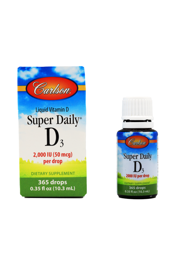 Super Daily D3 dietary supplement.